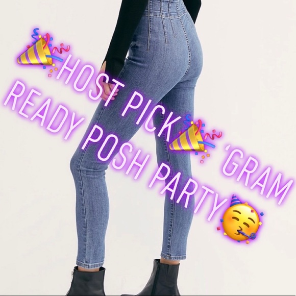 🚫✖️SOLD✖️🚫 🆕Free People High Rise Jeans - Picture 3 of 10